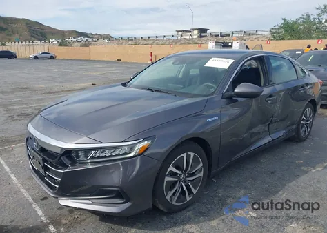 2021 Honda Accord Hybrid z USA, uszkodzony, nr VIN 1HGCV3F1XMA018300